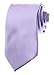Romario Manzini Solid Color Formal Tie Lavender Tie 28