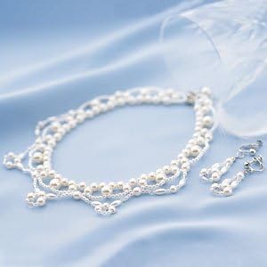 Amazon クリスタルネックレス イヤリング 手作りキット ビーズ アクセサリーキット 通販