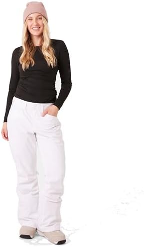 Amazon.com: Roxy Nadia Printed Snow Pants True Black Pansy Pansy