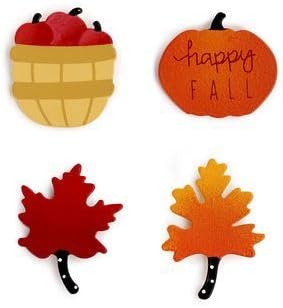 Fall Magnets - Set of 4 Assorted Embellish Your Story By Roeda