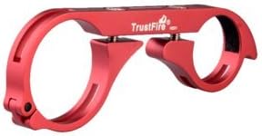 Handlebar Mount MTB Bicycle Double Handlebar Extender Bicycle Lamp Holder For Flashlights with Allen Key (red)