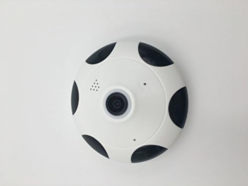 Mini Wifi IP Camera 960P 360 Degree Camera IP Fisheye Panoramic 1.3MP WIFI IP Cam Wireless Video Surveillance VR Camera Two Way Audio Support Mobile Phone Remote Viewing and Playback With Motion Detct