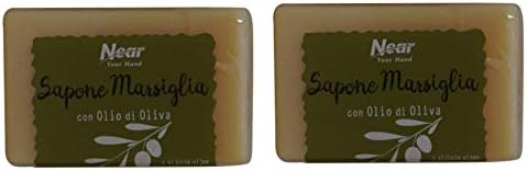 Near Your Hand:"Olio di Oliva" Olive Oil Soap 5.29 Ounce (150g) Package (Pack of 2)