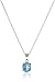 Amazon Collection Sterling Silver Gemstone Pendant Necklace