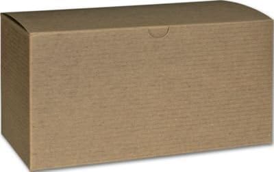 Solid Gift Box - Kraft One-Piece Gift Boxes, 9 x 4 1/2 x 4 1/2" (100 Boxes) - BOWS-250-094545C-8