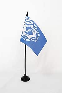 AZ FLAG - bandera de mesa municipalde SEATTLE WASHINGTON STATE - 10,16