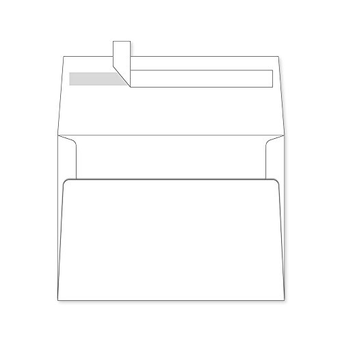 A6 White Envelopes 4X6 100 Pack Quick Self Seal ,For 4x6 Cards