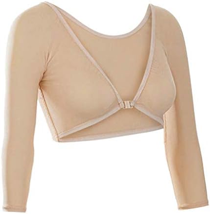 Zerototens Slimming Arm Shaper for Women Compression Garment Long Sleeve Shapewear Posture Corrector Crop Control Vest Tops