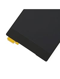 sunways LCD visualización táctil digitalizador de visualización lente de vidrio de repuesto para SONY XPERIA Z5 E6603 E6633 E6653 E6683 con dispositivo herramientas de apertura (Negro)