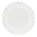 Hygloss Round Paper Doilies - 100 Pcs. 12-Inch - Decorative White Lace Doilies - Disposable and Food Grade Safe