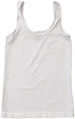 Carole Hochman Ladies Scoop Neck Tank Undershirt (Large, White)