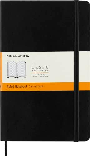 Moleskine MS710 Classic Softcover Notebook Ruled 5 1/2 x 3 1/2