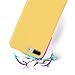 Yajuhoy iPhone 8 Plus Case / iPhone 7 Plus Case, Liquid Silicone Gel Rubber Case Soft Microfiber Cloth Lining Cushion Compatible with Apple iPhone 8 Plus (2017) / iPhone 7 Plus (2016) - Yellow