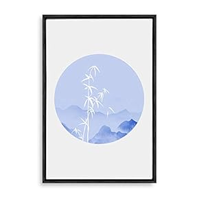 signwin Framed Canvas Wall Art Circular Pattern Canvas...