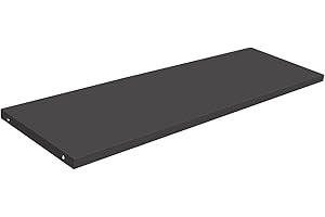 KINYING Metal Laminate Shelving for 26 Cu.ft Horizontal Storage Shed, One Shelf to Hold 44 lbs, 46 in * 15 in, One Piece in The Package with 4 Screws, 11LBS