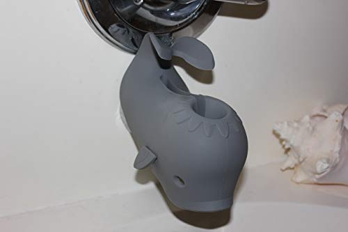 Bath-Spout-Cover-for-Bathtub-Faucet-Baby-Covers-Protects-Baby-During-Bathing-Time-While-Being-Fun-Cute-Soft-Whale-Making-for-Enjoyable-Safe-Baths-Your-Child-Will-Love-1-Pack-Grey