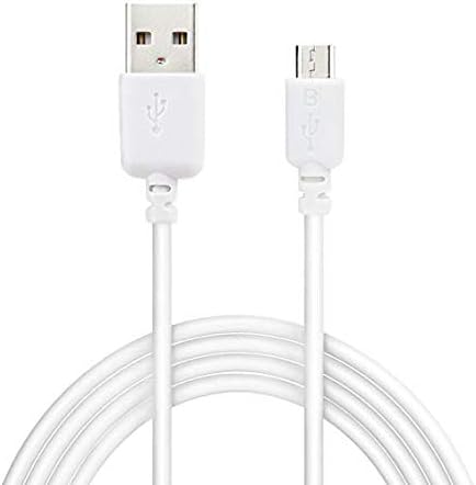 Replacement White Micro USB Charging Cable for Amazon Kindle & Kobo E-Readers, Compatible with Kindle Paperwhite, Fire