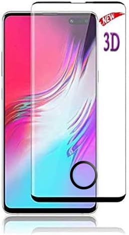 Galaxy S10 5G Tempered Glass [3D] Premium Quality Genuine Glass Explosion & Shatter Proof [Full Coverage] Screen Protector Guard Cover for Samsung Galaxy S10 5G (Galaxy S10 5G Screen Protector)