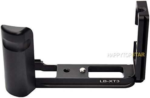 HAPPYTOPSTAR Compatible with Quick Release Plate L-Bracket & Camera L Mount Bracket Vertical Hand Grip Fuji FUJIFILM X-T3 XT3
