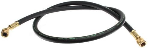 60" Black Refrigeration Hose, 3/8 Vacuum