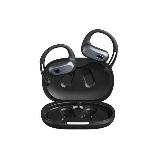 butyoef Open Ear Wireless Headphones Black