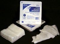 DukalCorporation 412-10 Gauze Sterile Plastic Tray 4x4 12 Ply 10/Pk
