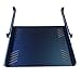 Penn Elcom R1290/1U Sliding Rack Tray (Audio, AV, IT, DJ) Equipment Shelf for 1 Rack Space up to 15 Inch Deep