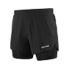 BERGRISAR Mannen Actieve Workout Running Shorts 2 in 1 008