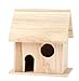 Darice Wood Wren-Promo Birdhouse Assorted Stles X 1 Piece 5 Inches to 7 Inches 9180-09, Natural