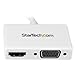StarTech.com Mini DisplayPort to HDMI and VGA Adapter - White - 1080p - Mini DisplayPort to VGA Adapter - Monitor Adapter