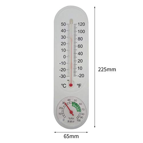 Qewmsg Thermometer Humidity Analog Household Thermometer Hygrometer Wall-Mounted Tester Measure Home Popular New