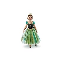 DaHeng Girls Princess Green Anna Fancy Dress Costume