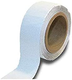 ifloortape White Reflective Foil Outdoor Pavement Marking Tape | Conforms to Rough or Smooth Asphalt and Concrete Surfaces (2 Inch x 50 Foot)(1 Roll)