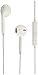 Eashion Noise Cancelling Earbuds with Remote and Mic for Apple iPhones, iPad/iPod and Android Phones - 2 Pack - White