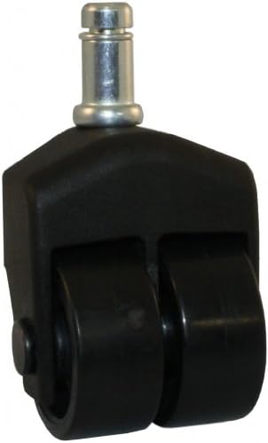 Jacob Holtz 155-2XPP-40 1-1/2" X-Caster, plastic dual wheel caster (Set of 4)