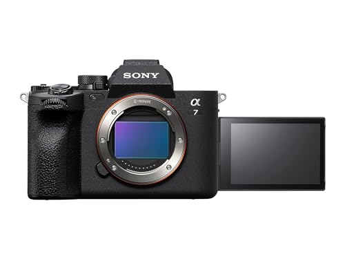 Alpha 7 IV | Appareil photo Hybride Expert Plein Format (33 Mégapixels, Mise au point AF en temps réel, Rafale à 10 images/s, Vidéo 4K 60p, Écran orientable tactile)