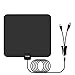Digital TV Antenna - Amplified HDTV Antenna 75+ Miles Range with 2019 Newest Powerful Amplifier Signal Booster, Support 4K 1080P for All Old TVs w/ 13.2ft Coaxial Cable
