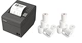 Epson TM-T20II Direct Thermal Printer - Monochrome - Desktop and 12 Rolls of Receipt Paper