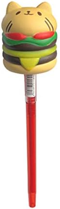 Aobiny 2019 New Cute Squeeze Slow Rising Cream Scented Decompression Toys Roller Ball Pen (Red)