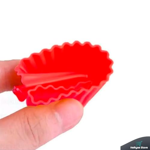 Forma para Cupcake e Muffin - Assadeira com 12 Cavidades Antiaderente, Kit com 12 Forminhas de Silicone, Ideal para Mini Bolo e Air Fryer
