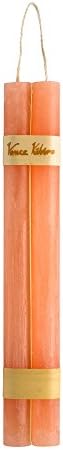 Vance Kitira Timber Taper Candle Pair - Pink Sand