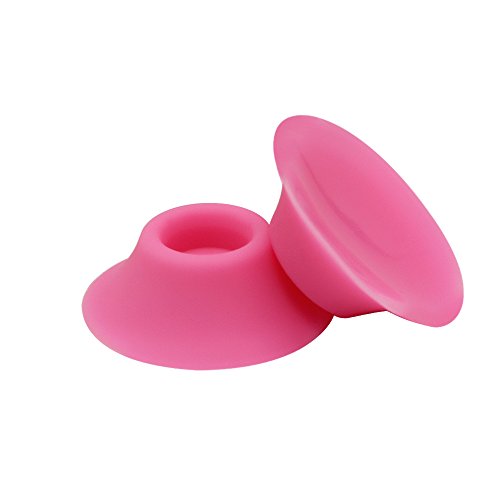 Winstory 2x Silicone Suction Mount Holder Stand Car Accessories for e-cig, amego, evod batteries,E-Shisha (Pink)