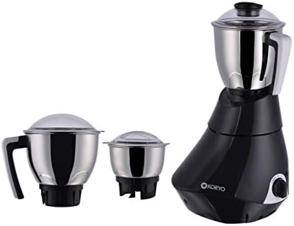 Koryo KMXMG21 750W Mixer Grinder with 3 Jars (Black)