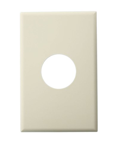 Leviton PJ7C-C0T Cheetah, 7-Gang Midsize Toggle Switch Coverplate, Light Almond