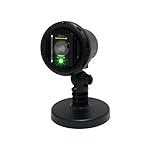 Green Laser Light Projector by BlissLights Commercial Grade Indoor or Outdoor Laser Star Spotlight Includes Wireless Remote, 16 LED Accent Colors, Timer, Stake, and Thousands of FireFly Pinpoints