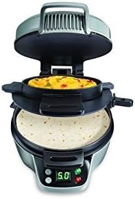 (USA Warehouse) Hamilton Beach 25495 Breakfast Burrito Omelets Stuffed Pancakes Maker Silver -/PT# HF983-1754419812 by Joemorose
