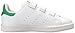 adidas Originals Boys' Stan Smith CF C Sneaker, White/White/Green, 11 Medium US Little Kid