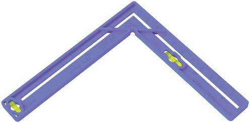 Level Best 192 12-Inch 4-in-1 Multi-Tool Square with Level Vials, Violet