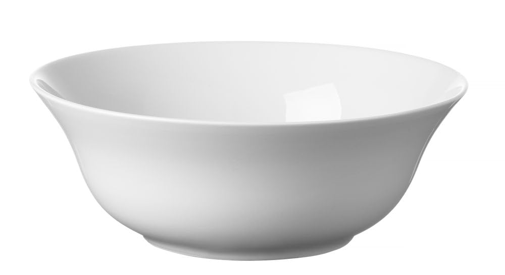 HENDI Salad bowl, Delta, ⌀270 mm, White