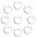 Litorange Outdoor Garden Hose Washers Gasket 40-Piece Combo Pack Clear. Made from Soft Silicone (Better Sealing Than Rubber),Used for Faucet 3/4